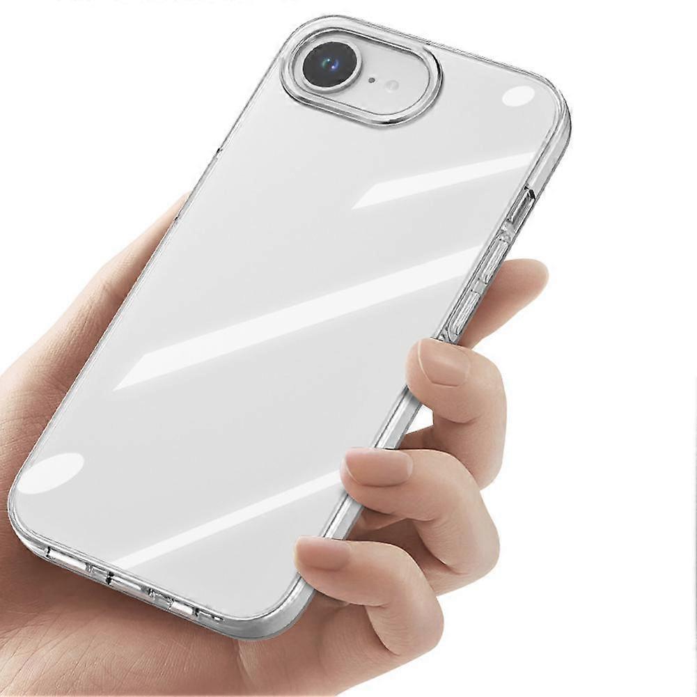 Für iPhone SE4 Transparentes TPU-Handyhülle mit großem Loch Apple Ultra-Dünn Hohe Transparenz Weiche Schale
