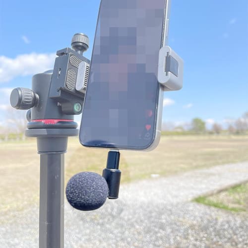 USB-C Smartphone Windproof Microphone (V/H Angle Mini Microphone) USB-C Interface for iPhone and iPad/Android Smartphones with USB Type-C Connector fo