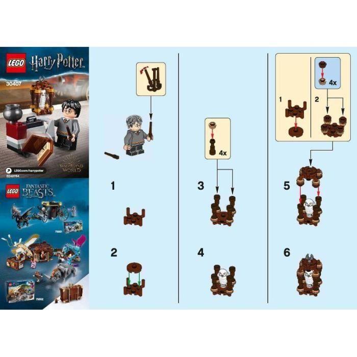 Jeu de construction - lego - 30407 - harry potter - polybag - 8 ans et plus
