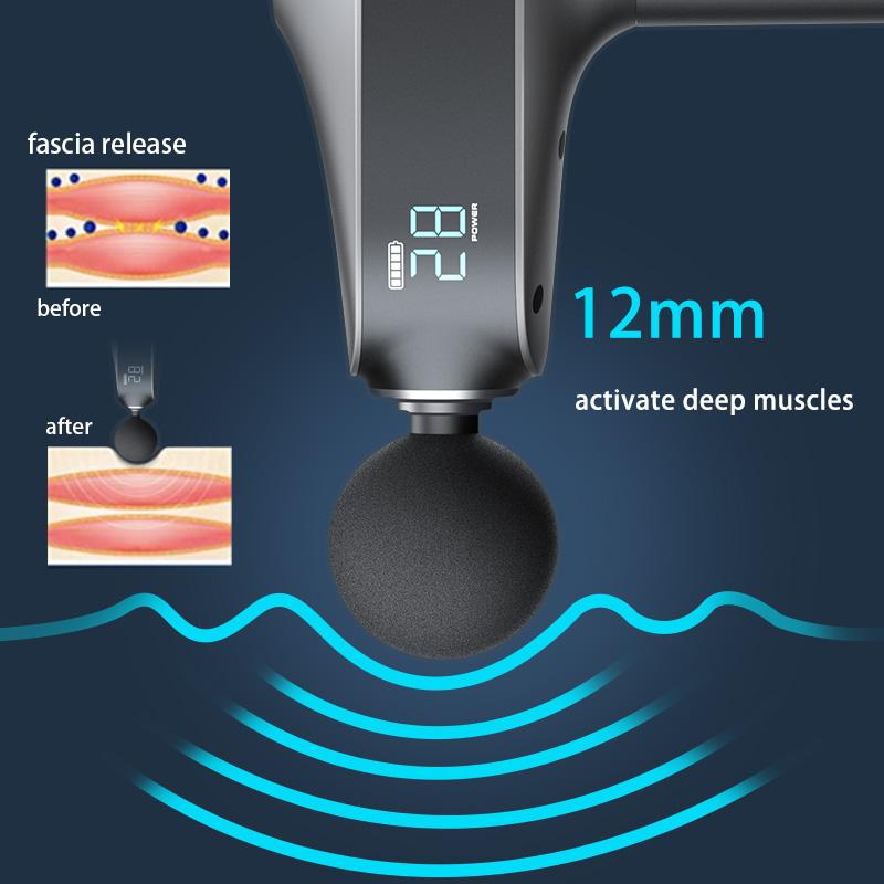 New Arrival Massage Products Brushless Motor Strong Deep Tissue Percussion Muscle Massager Body Professional Massage Gun