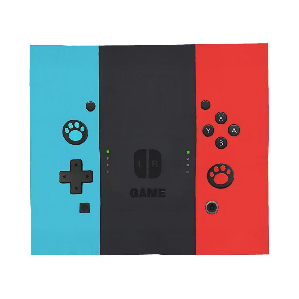 Games Console Handheld Gamer Knitted Blankets Flannel Controller Warm Throw Blanket for Airplane Travel Quilt Breathable