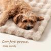 Plush Bubble Fleece Pet Mat Winter Warm Pet Cotton Pad Non-Slip Cats Mat Dogs Soft Comfortable Solid Color Dogs Mat Pet Supplies