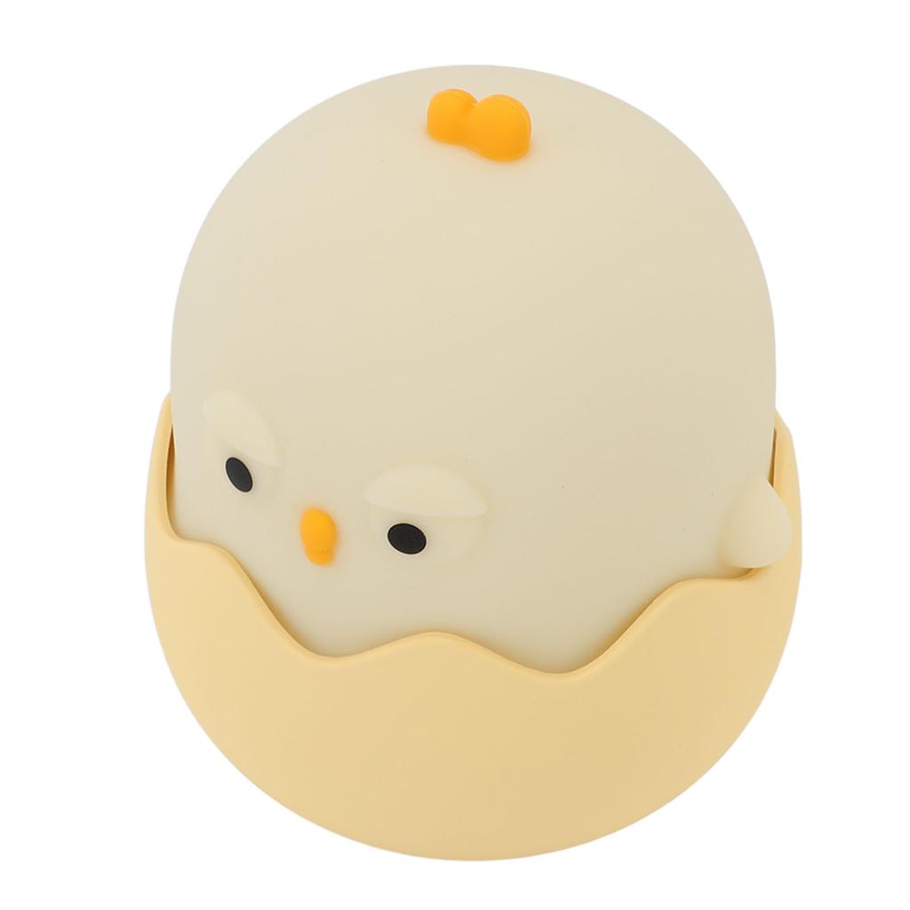 Eggshell Chick Night Light Silicone Nursery Lamp 7 Color Dimmable Warm Light RGB LED with USB Re able for Bedroom Baby Feeding Kids Gift
