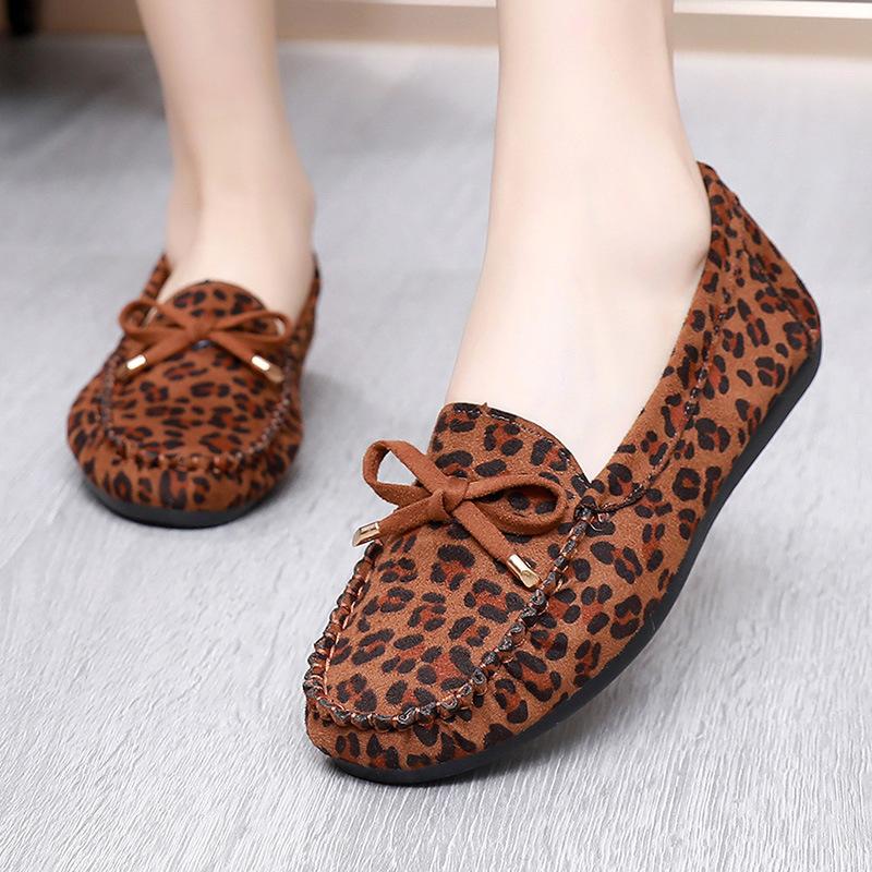 

Women s Casual Slip On Ballet Flats Anti-Slip Office Work Suede Round Toe Walking Shoes Comfortable Lightweight Loafers for Women Soft Dress Shoes 36