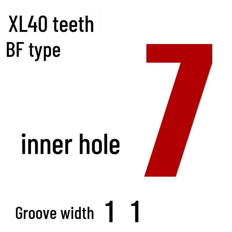 Aluminiumlegierung XL 40-Zahn Synchronriemenscheibe, Bohrungsgrößen: 6-20mm