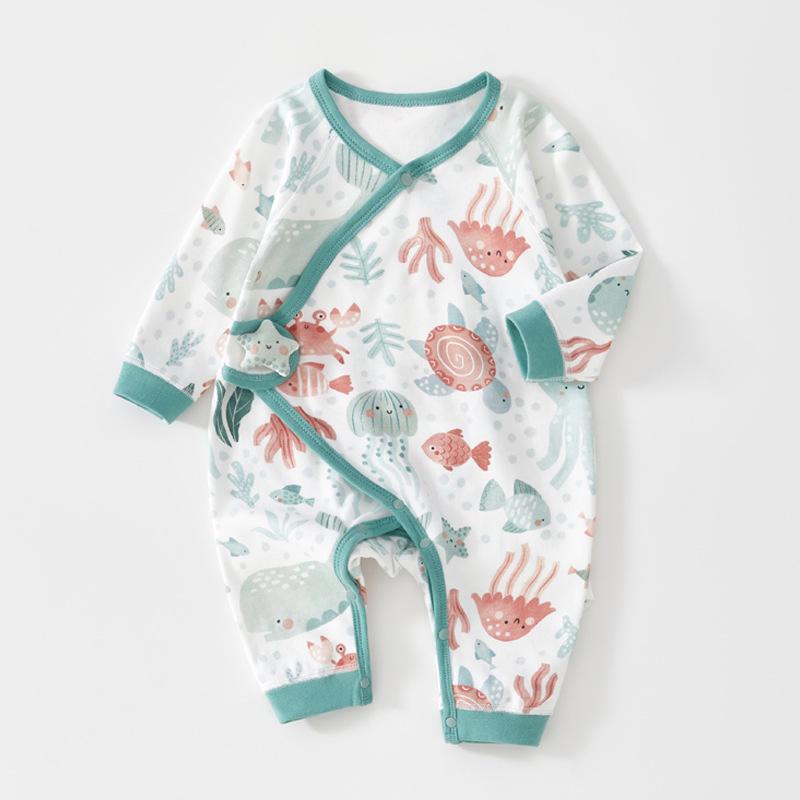 Newborn Baby Onesies: Spring & Autumn Pure Cotton Underwear for 0-3 Months