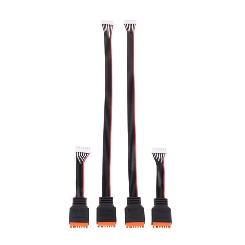 2Pcs/set Balanced Head Charger Extension Cable For 2-6S Lithium Batteries Suitable For HOTA A6 A12