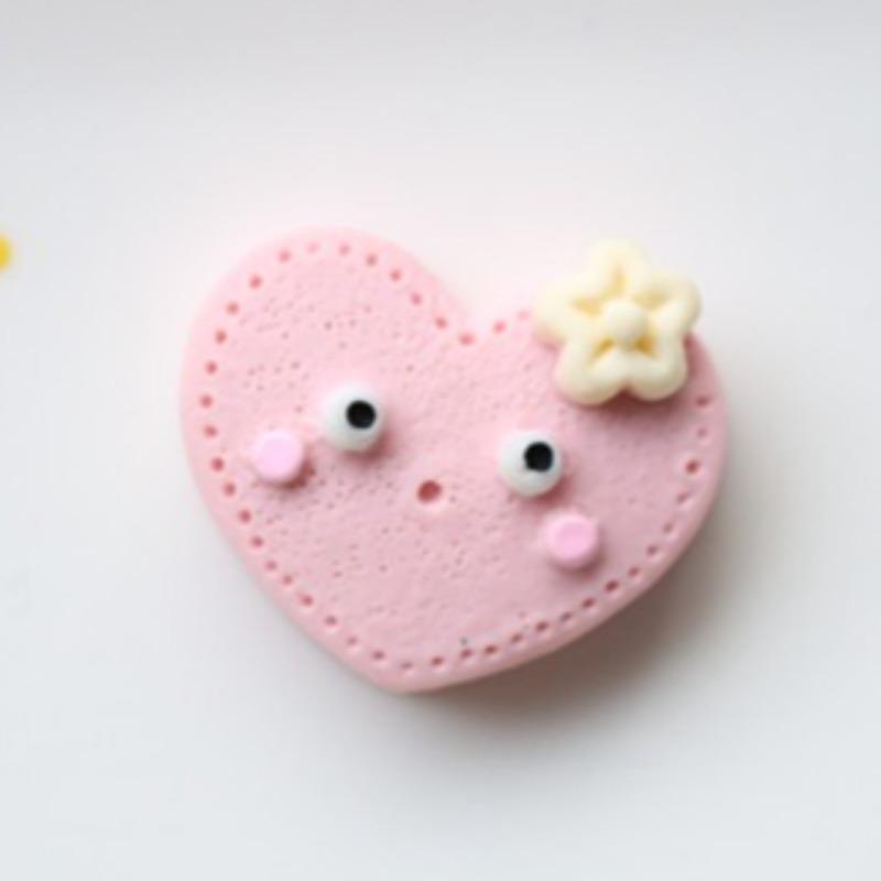 Kawaii Pink Stars Fridge Magnets Big Eyes Biscuits Hearts Fridge Stickers Children Gifts Home Decor