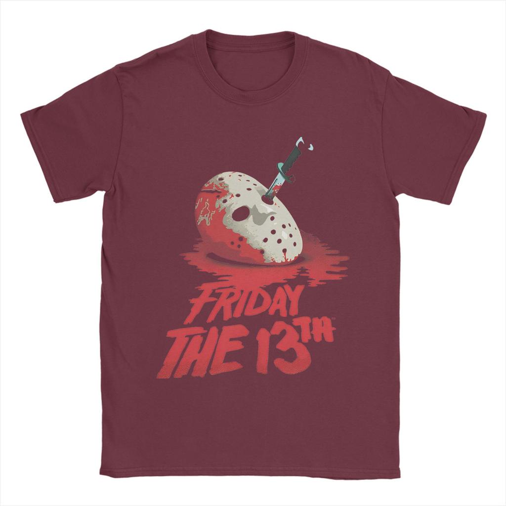 Jason Voorhees Friday 13th Horror T Shirt Men Women Cotton Vintage TShirt Crew Neck  Tee Shirt Short Sleeve Clothes Plus Size