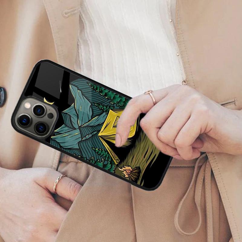 

Between The Mountains And The camping Magnetic Phone Case For APPLE iPhone 17 Air 16 14 13 12 Pro Max 15 Plus MagSafe Cover iPhone 13mini