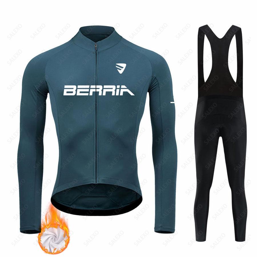 Men Thermal Fleece MTB Bike Clothes Ciclismo Uniform Maillot Hombre Bicycle Clothing Suit Cycling Suit Set with Plush Insulation for Winter 2026