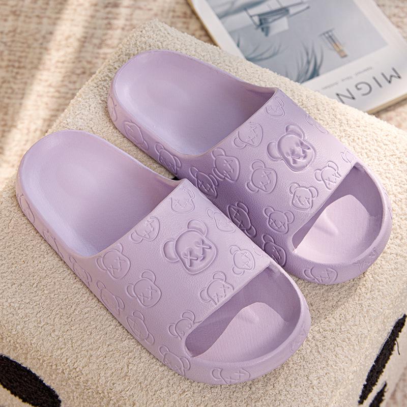 2025 EVA Summer Thick Sole Slippers for Women: Durable, Stylish Couple Style for Home & Bath