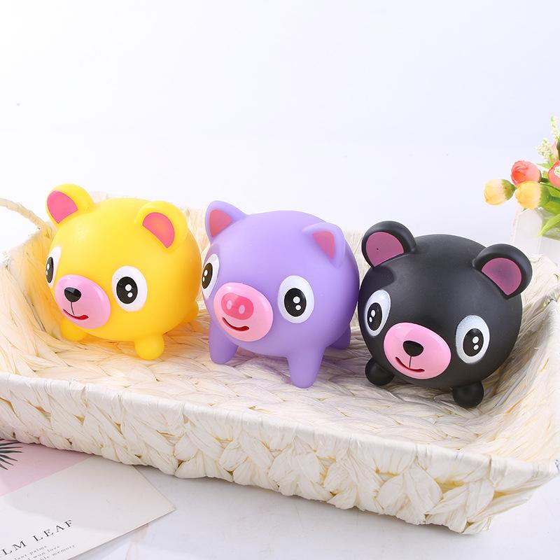 Animale parlante Giocattoli per bambini Jabber Ball Tongue Out Alleviare lo stress Morbido e carino Tiger Pig Dog Ball Grandi regali per i bambini Giocattolo per bambini per adulti