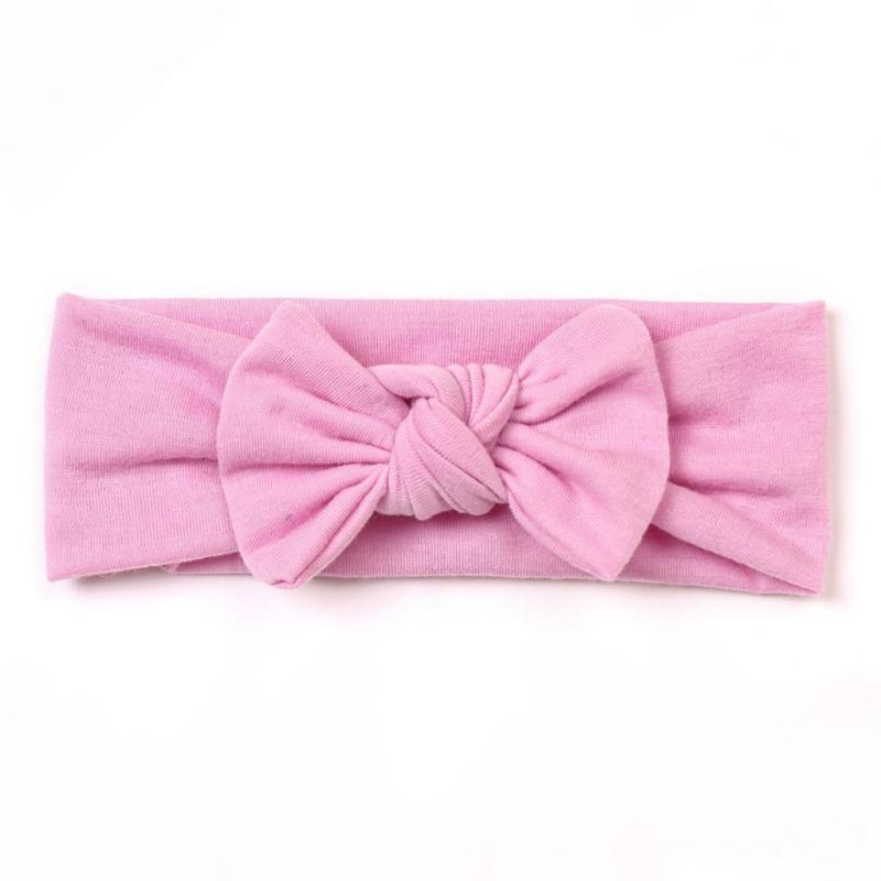 Baby headband, headband, children's plain bow, headscarf, hair accessories, baby knotted hairpin 14-color mixed package.
