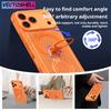 360° Rotating Ring Holder Magnetic Mesh Heat Dissipation Case for iPhone 16 15 14 13 12 11 17 Pro Max Air Plus For Magsafe Cover