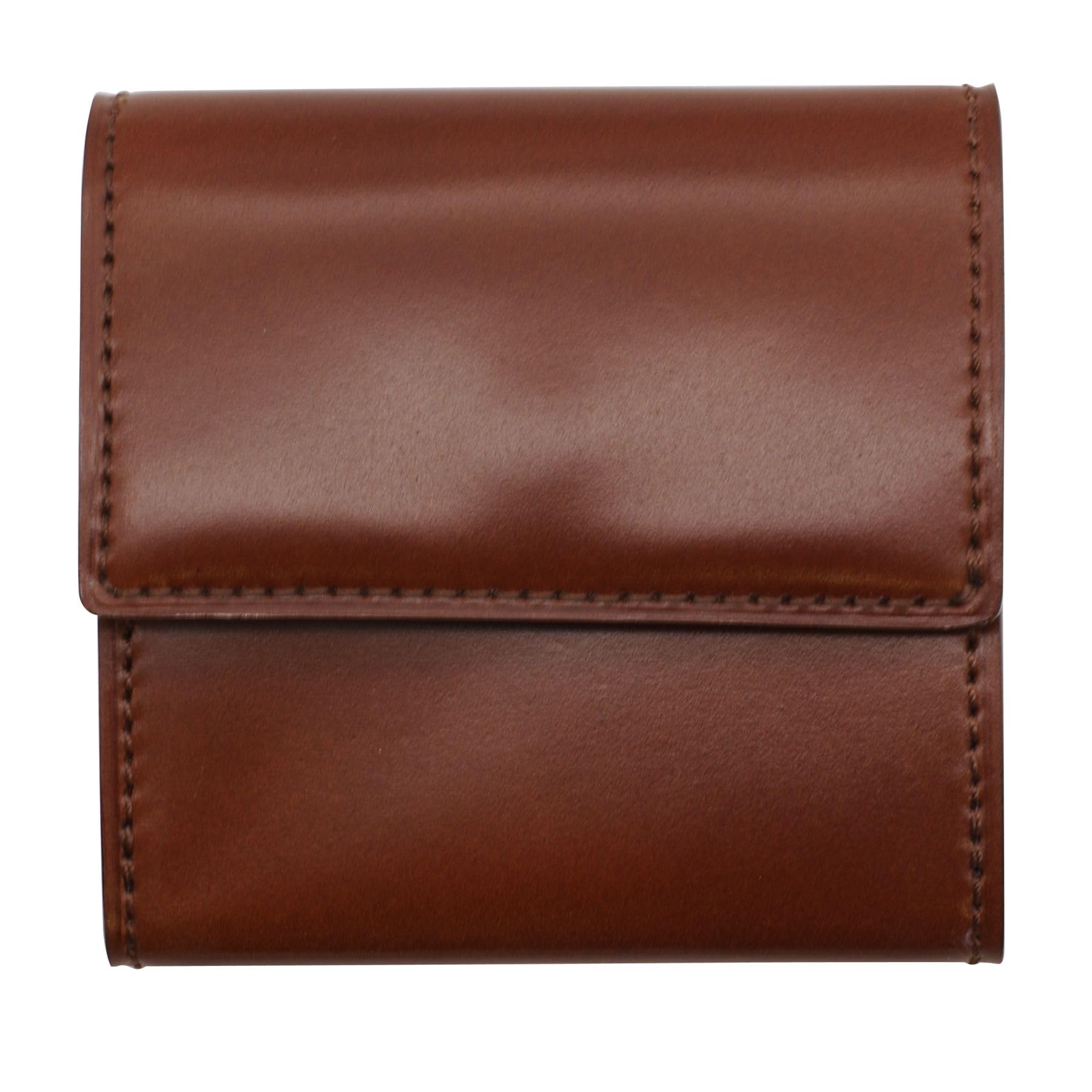 

Нижняя накладка Кошелек для монет из кордована [Дымчатый коньячный] Сделано в Японии, Кошелек, Кожаные изделия, Radel Ogawa 400-