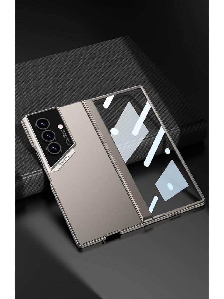 Samsung Z Fold7 Ultradünne Raptor Magnetisches Scharnier Hülle mit Integrierter Folie