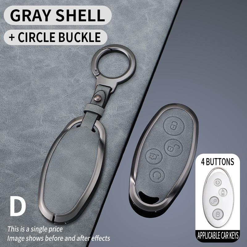 Premium Key Case for BYD Pro: Compatible with Song Plus, Yuan DMI, Dolphin, Han, Tang, Qin, Han EV - Protective Shell with Buckle