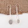 Black Rutile Earrings, Handmade Gemstone Earrings, 925 Solid Sterling Silver Earrings Antique Jewelry, For Anniversary Gift