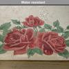 30x45CM Vintage Rose Place Mats Red Floral Dinning Room Afternoon Tea Washable Fabric Placemats for Dining Table