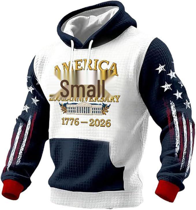 2026 Trendy Men's Hoodie for American Anniversary
