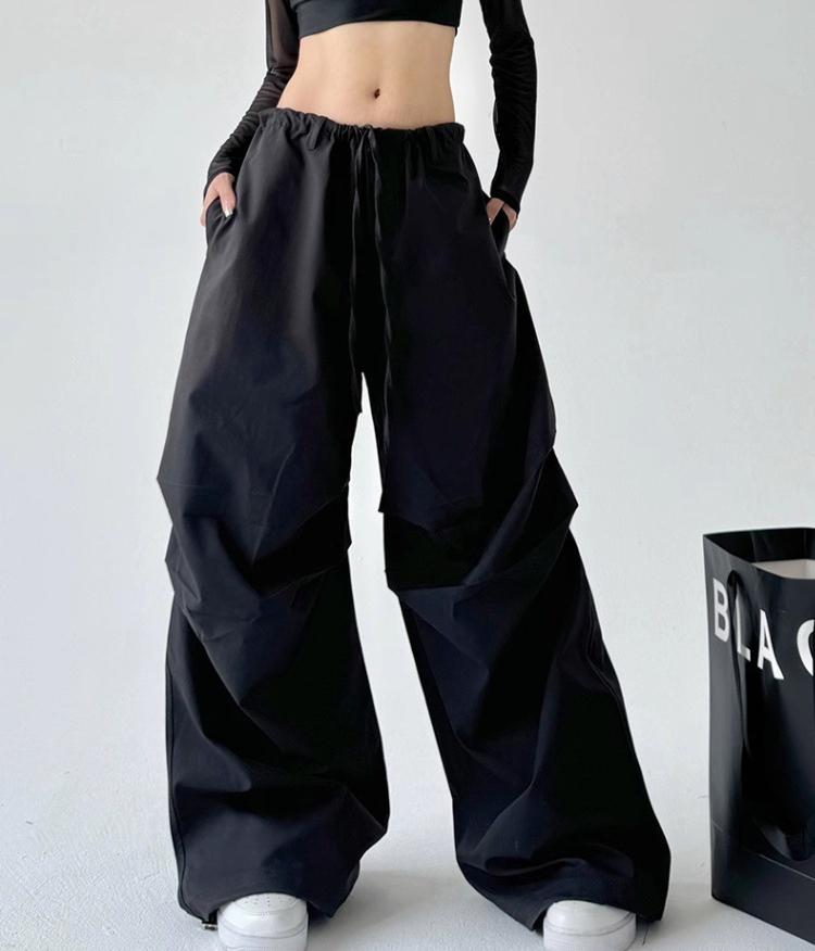 Vintage Baggy Cargobroek Y2k 2000s Dames Oversized Harajuku Streetwear Koreaanse Mode Hip Hop Geplooide Broek Herfst