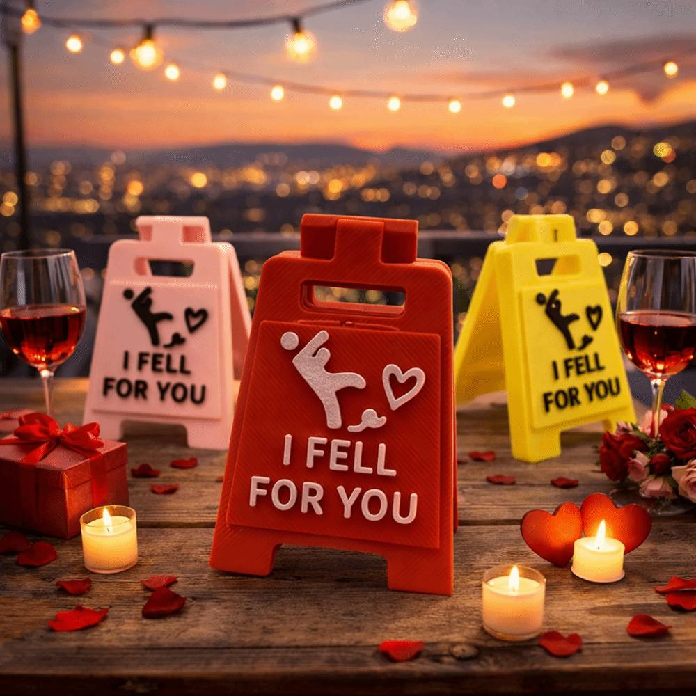 Mini Size Romantic Sign Interesting Design Love Letter Falling In Love Signboard  Valentine's Day