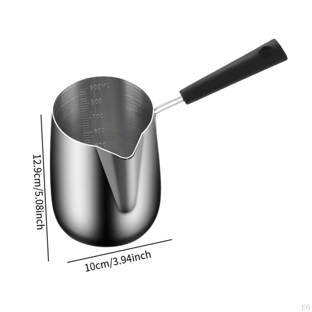 Chocolate Melting Pot Mini Soup Stainless Steel Condiment Sauce Pan Small Saucepan Turkish