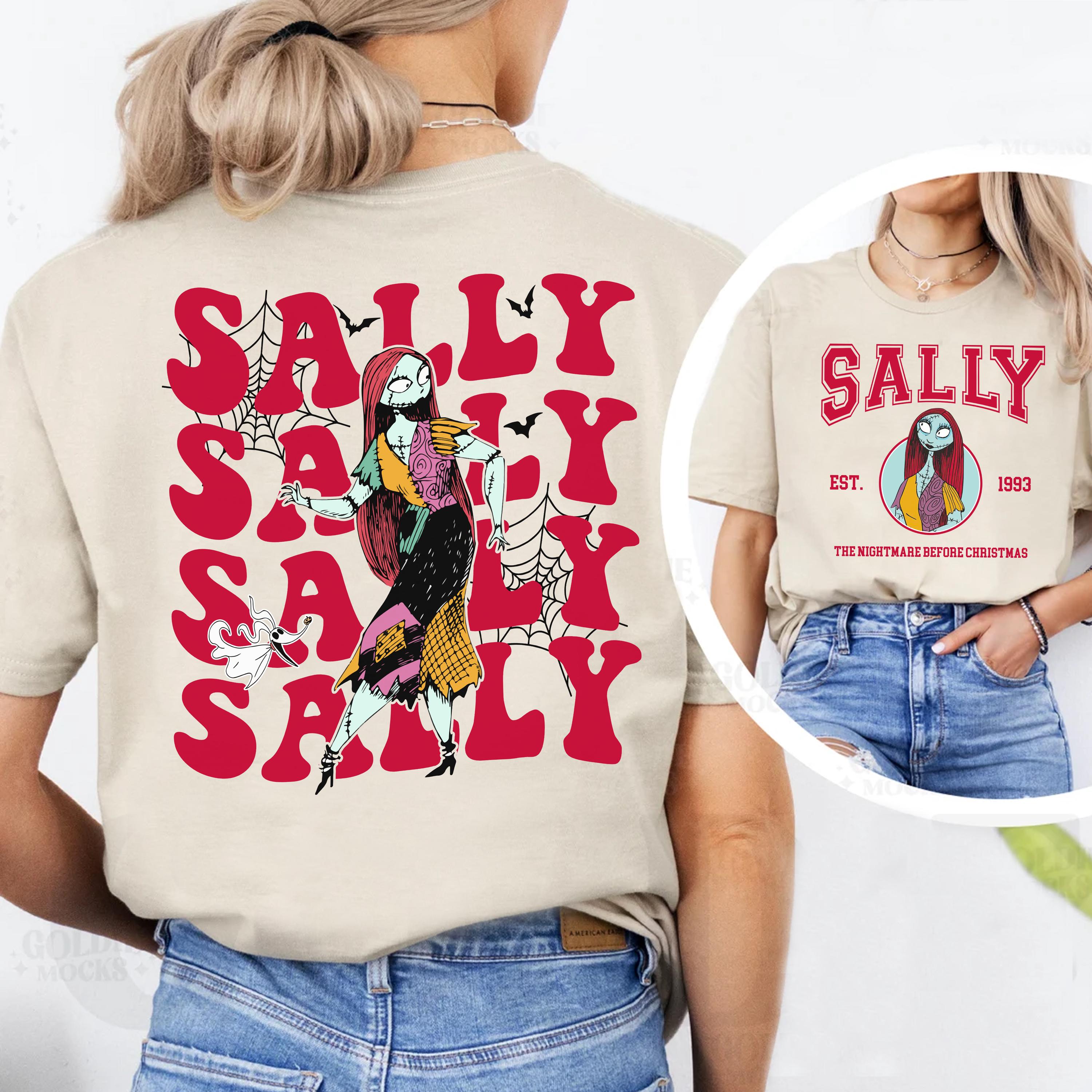 Sallys Nightmare Character Group Shirt for Christmas Four Seasons Unisex Cotton Casual Fashion Tshirt S