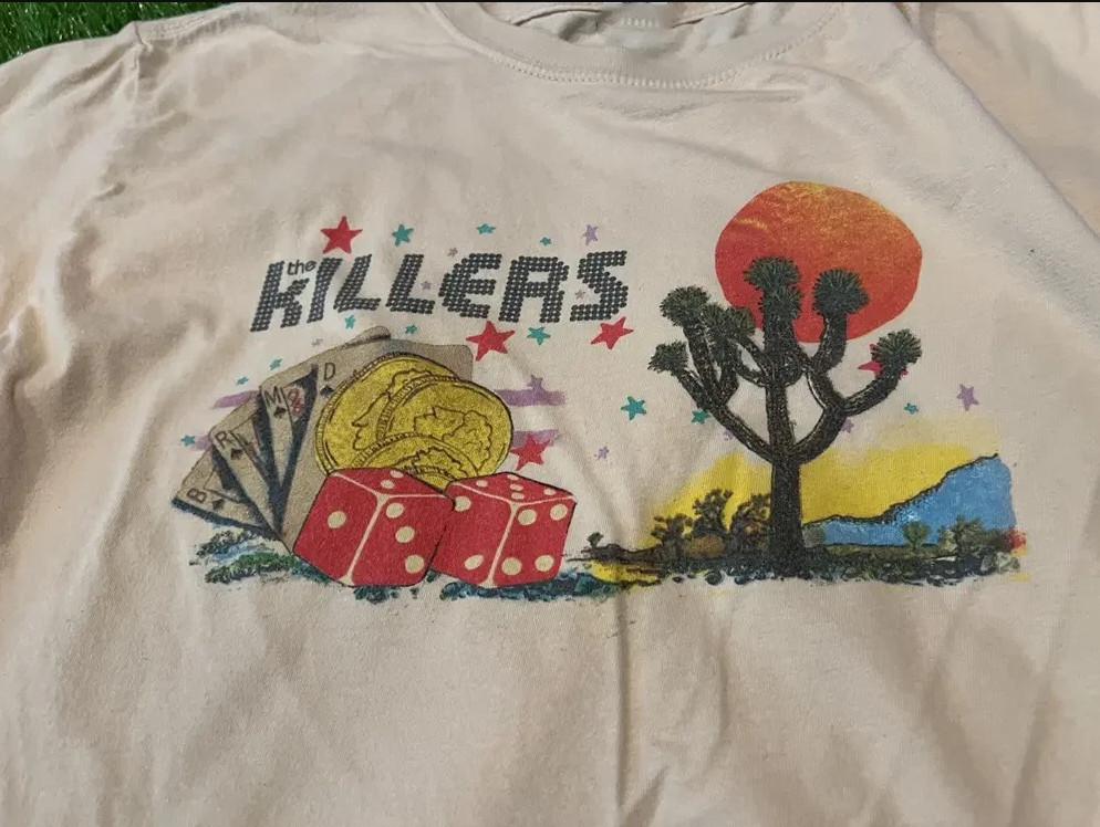 

Vintage The Killers Band Tee Desert Scene Sand T-shirt, size S-4XL 3XL