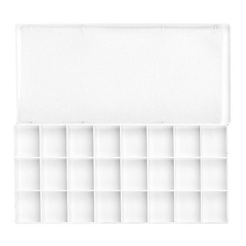 

Watercolor Paint Palette Box 24 Well 36 Well Travel Paint Case Paint Mixing Tray with Leakproof Lid for Artist Student