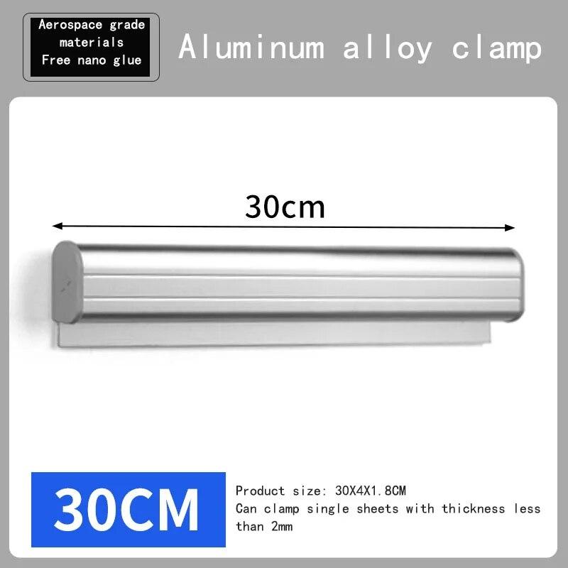 Kitchen Takeaway Order Organizer Ticket Holder Restaurant Kitchen Punch-Free Menu Holder Aluminum Alloy Single Arranging Device