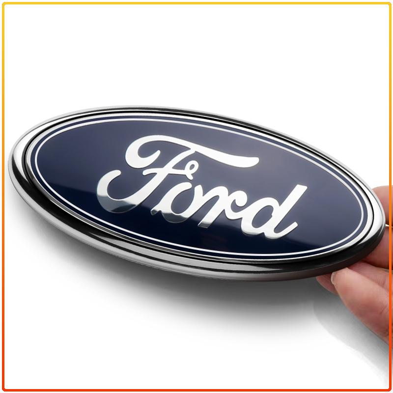 Per Ford Ranger Escape Mondeo Fusion Fiesta Kuga Edge Focus Mustang 11.5x4.5cm Adesivo Decalcomania Emblema Distintivo Posteriore Bagagliaio Auto Accessorio