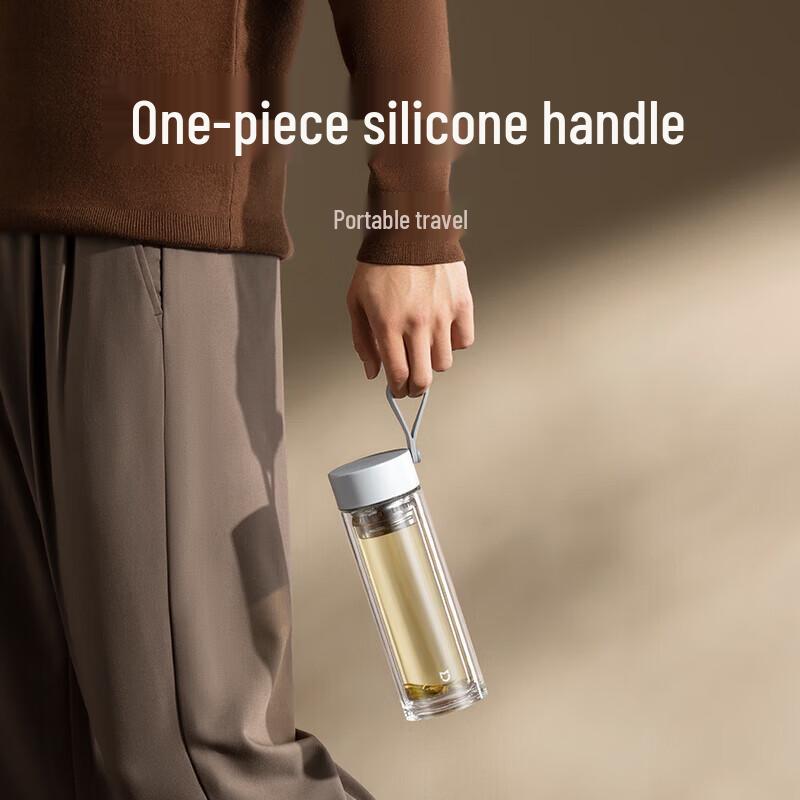 Xiaomi Double-Wall Glass Tea Infuser Bottle