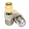 2/10pc Coaxial Adapter SMA Male Turn F-Fe Copper RF Conversion Head Smaj/ Internal Thread Inner Needle Turn F External Thread