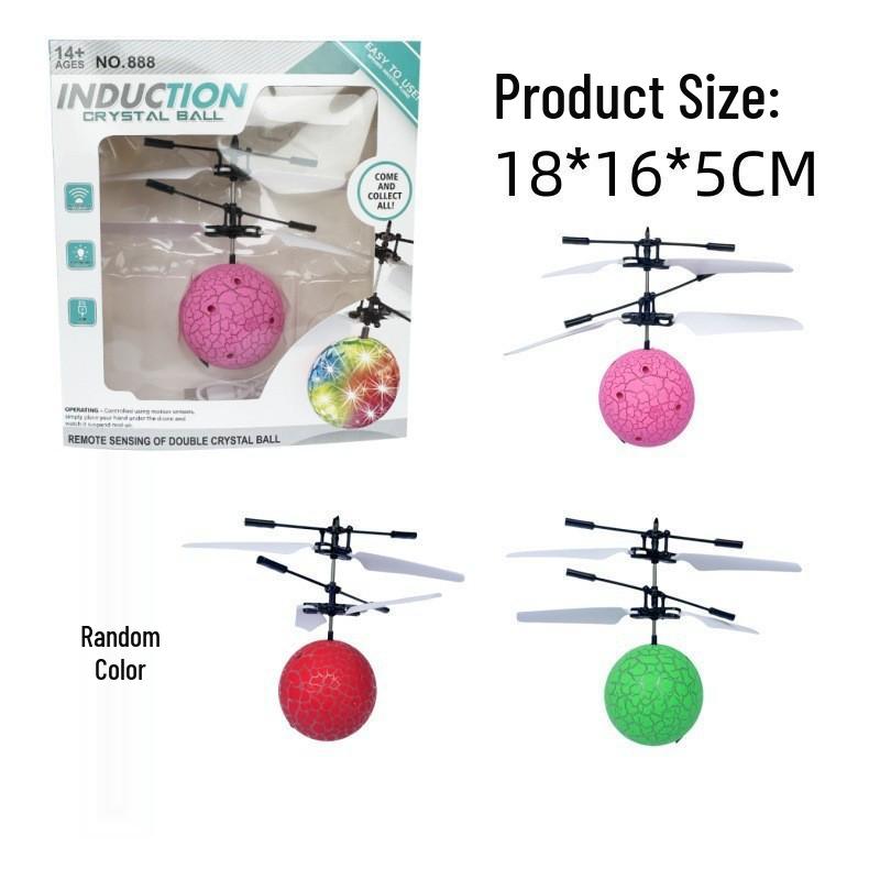 Gesture-Controlled Induction Flying Crystal Ball Boomerang Toy