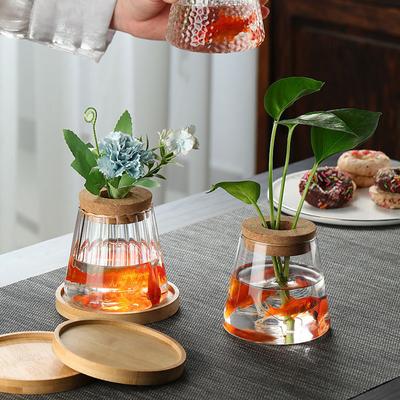 Hydroponic Flower Plant Vase Modern Simple Transparent Glass Flower Pot Fish Tank for Office Home Living Room Desk Decoration