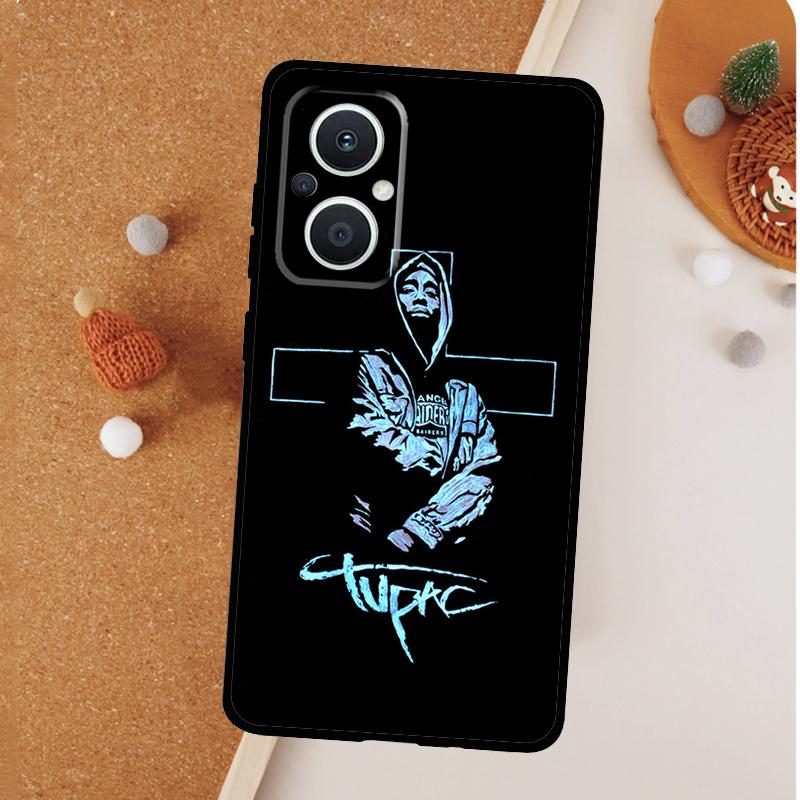 Rapper 2pac Singer Tupac Phone Case For OPPO Reno 11 F 13 12 F 8T 7 8 10 Pro OPPO Find X8 X6 Pro X3 X5 Lite Cover