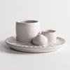 Palo Santo Holder Ceramic Incense Burner Tray Navy Blue Home Decoration for Sage Incense Sticks