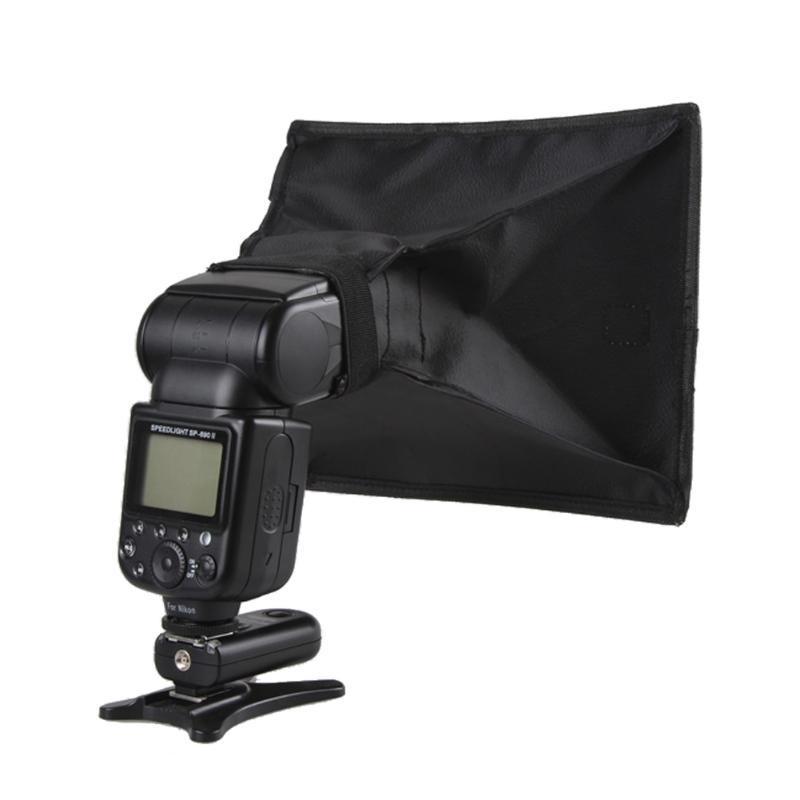 Flash Diffuser Reflector Softbox Professional Mini Photo Diffuser Round Square Soft Light Box for Canon Nikon Sony Camera