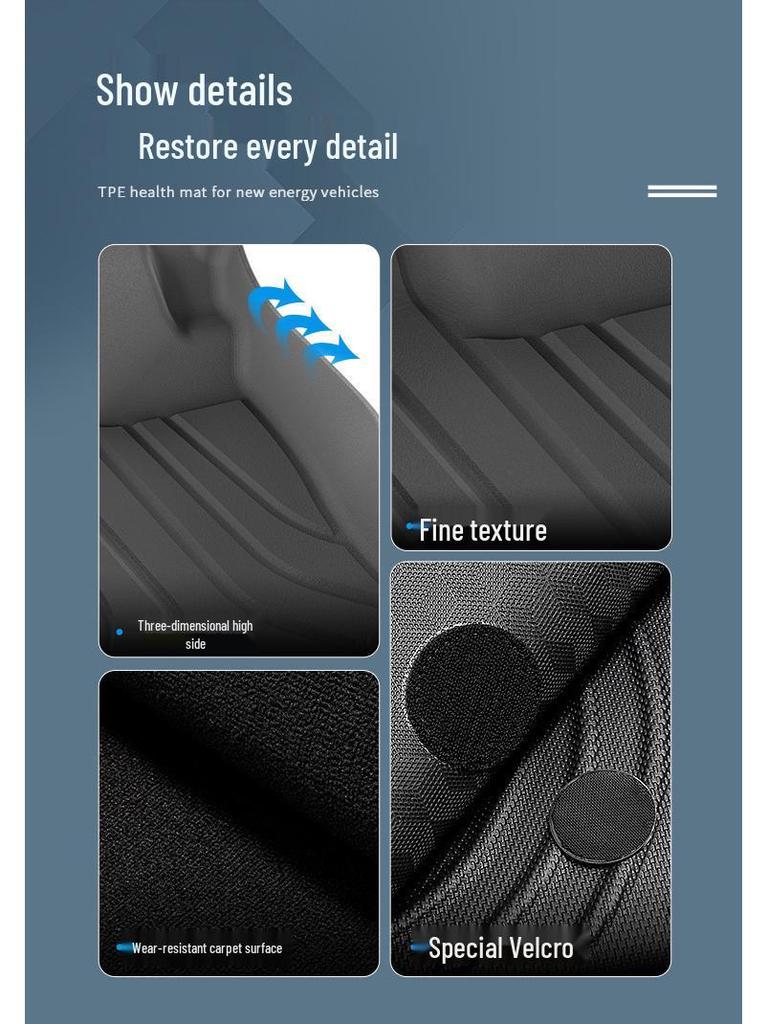 Custom TPE Trunk and Floor Mats for 25 Volkswagen Tayron L Models - Durable and Wear-Resistant