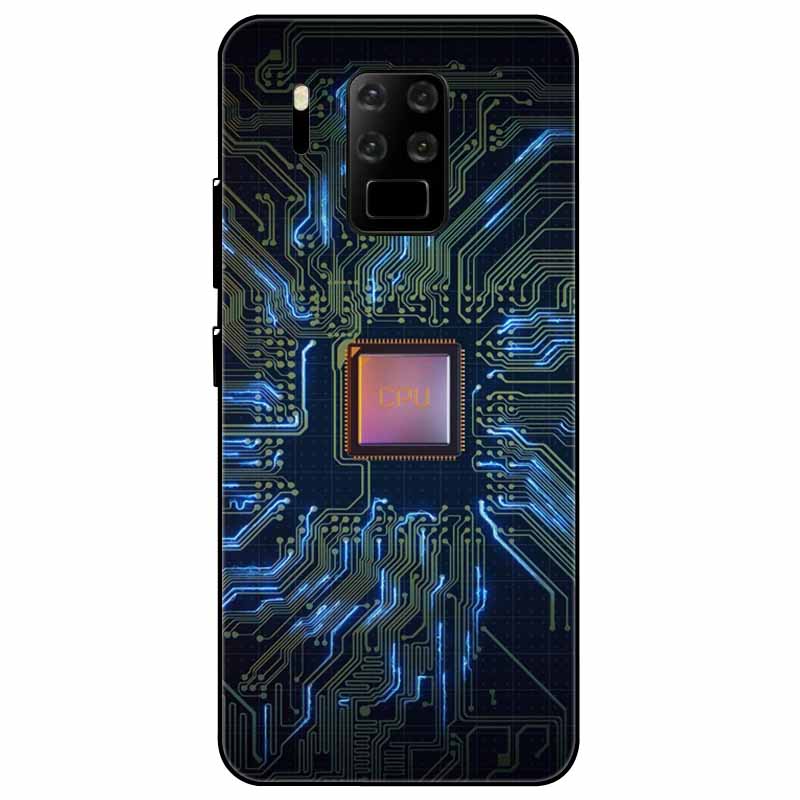 For OUKITEL C18 Pro C21 C21Pro Case Silicone Black Soft Protector Funda Capa for OUKITEL C21 Pro C18 Pro Cover TPU Cartoon Cover