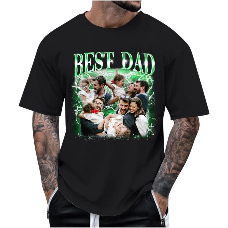 Men s Customized T-Shirts Lightweight Graphic Tee Casual Short Sleeve Top for Daily Wear Outdoor Activities S