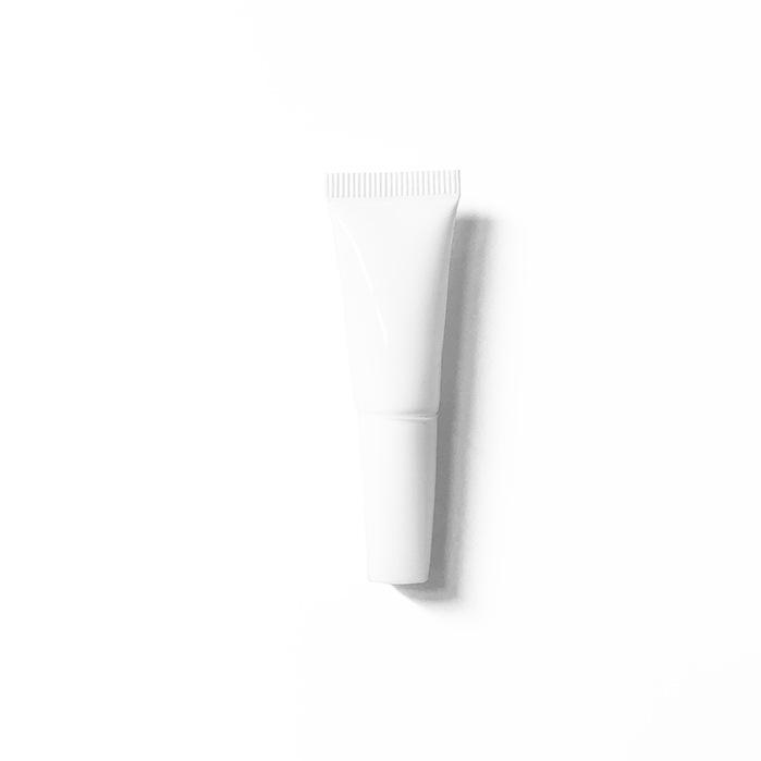 In Stock: 3g White Soft Tube for Cosmetic Refill with Inner Plug, Small Capacity Trial Size