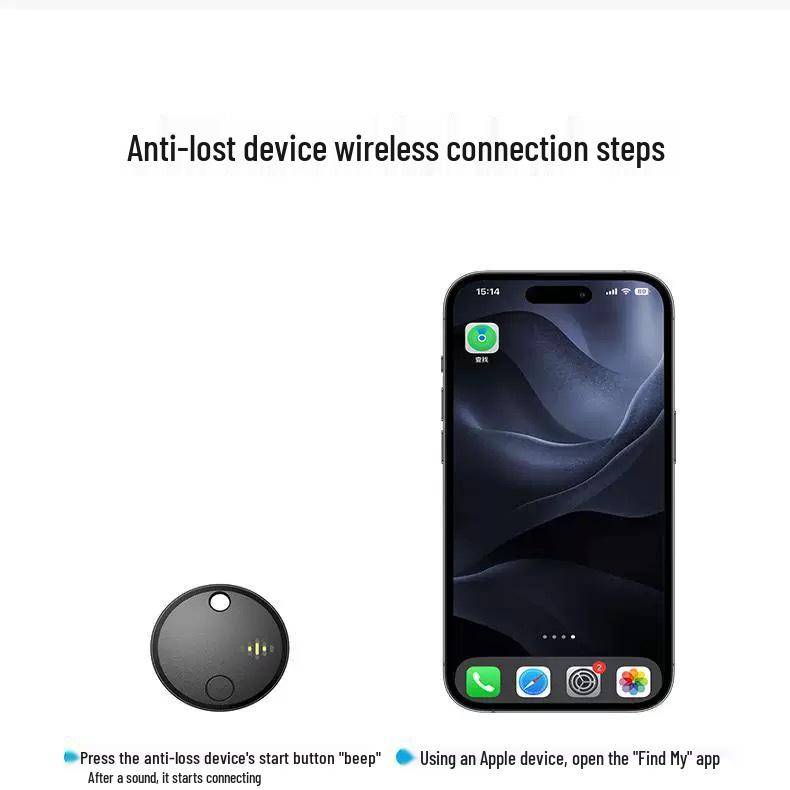 MFI Certified Keychain Item Locator for Apple FindMy