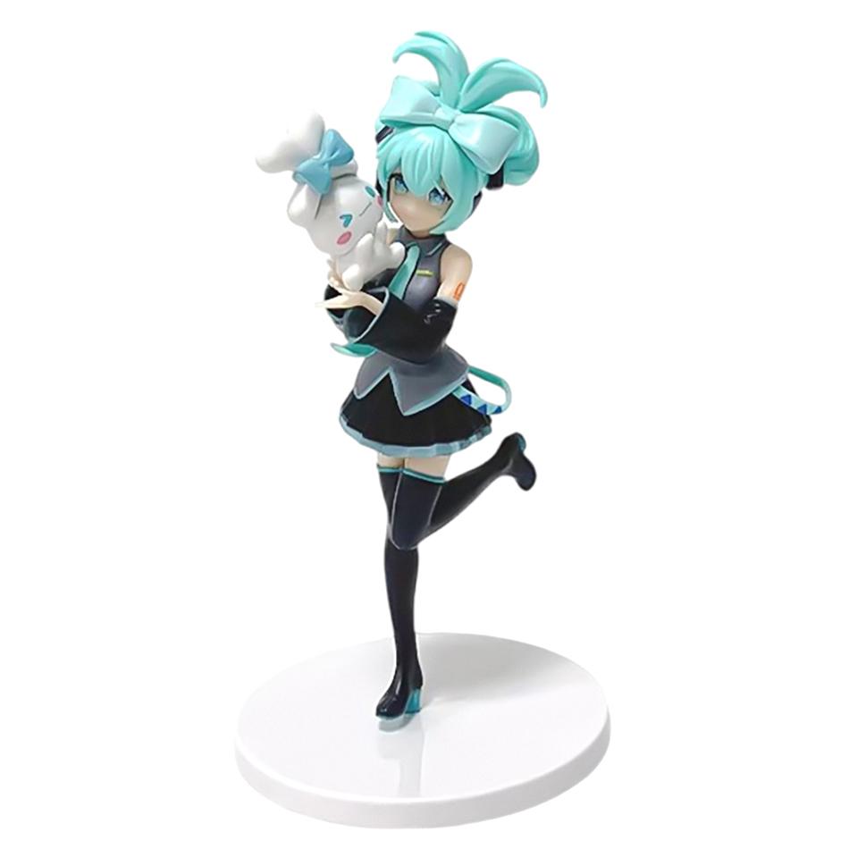Anime Figurine Hatsune Miku Standing Posture and Sitting Posture Series Cute Action Model Pvc Toy Desktop Collection Gift