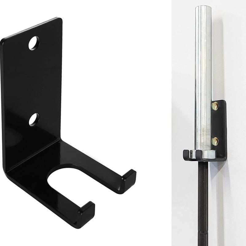 Heavy Duty Barbell Holder Single for  Barbells Metal Hanger Wall Mounted Gym Garage Barbell Rack Easy Installatio