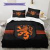 Netherlands Pattern Bedding Quilt Set  Home Decoration  Gift (1 * duvet cover + 2 * pillowcase  without core)