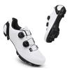 Unisex Black Hard Sole Dynamic Cycling Shoes for Road and Mountain Biking, Lockable & Non-Locking