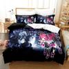 Anime Disgaea Bedding Set Duvet Cover Bed Set Quilt Cover Pillowcase Comforter King Queen Size Boys Adult Bedding Set